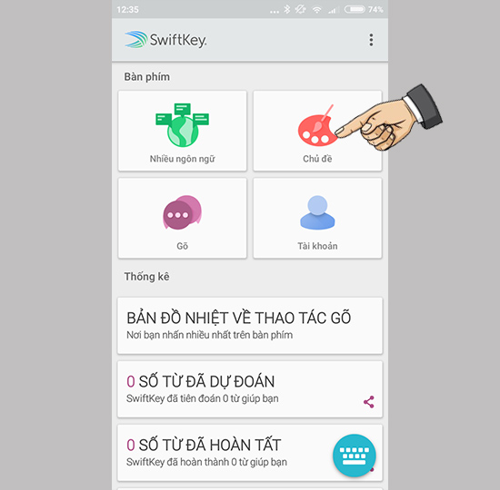 Chọn chủ đề bạn muốn